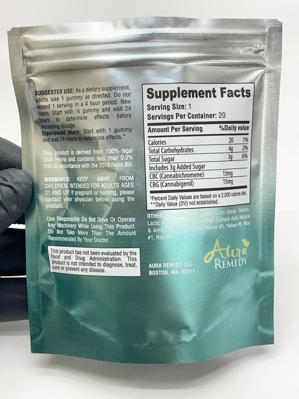 Aura CBD Gummies- Focus - Image 2